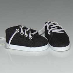 Lace Up Black Sneakers